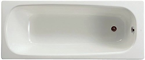 Baignoire CONTESA 150x70cm, en acier émaillé (é...