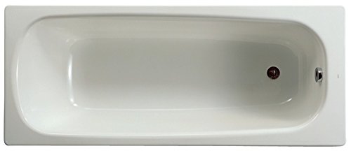 Baignoire CONTESA 140x70cm, en acier émaillé (é...