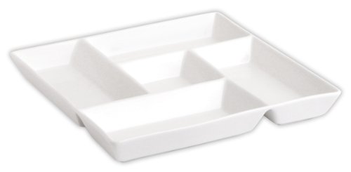 7104018 chef plat compartimente 23 carré porcel...