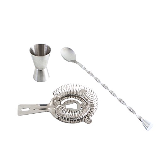 Mi bar set 3 pièces avec cuillère, doseur et pa...