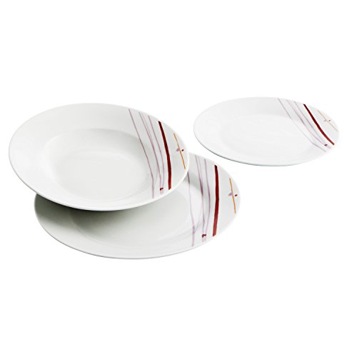 Osaka service de table rond de 18 pièces