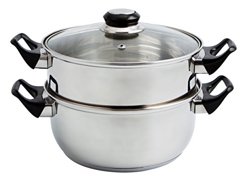 5759386 - set vapeur + poêle 22 cm avec couverc...