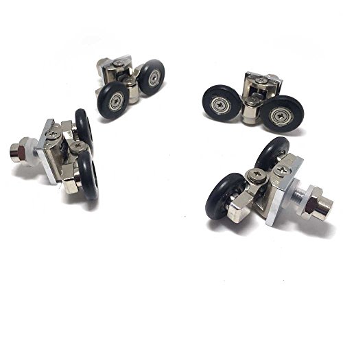 NEW 4 x alliage de zinc de douche double porte ...