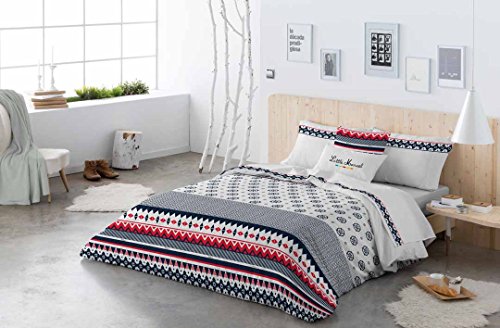 HOUSSE DE COUETTE 240x220 BARDO NOIR