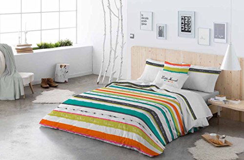 HOUSSE DE COUETTE 140x220 QUINN ORANGE