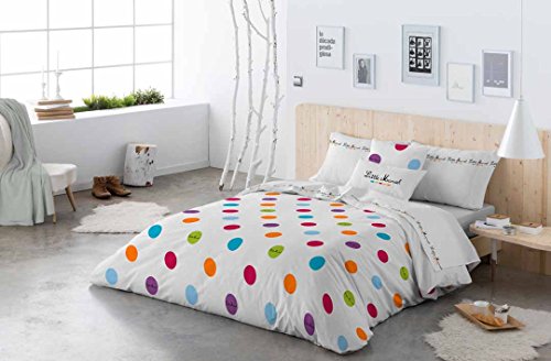 HOUSSE DE COUETTE 240x220 RAINBOW DOTS MULTI