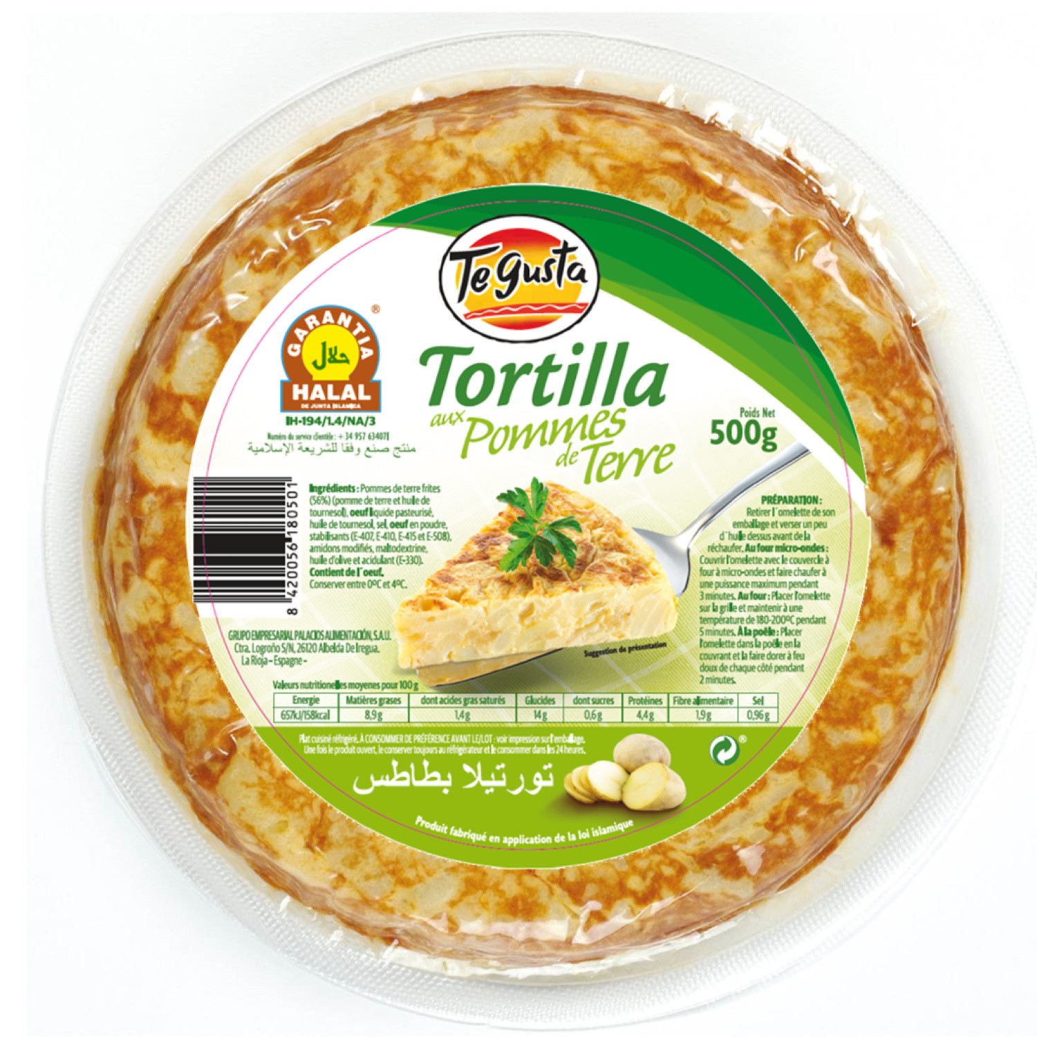 Tortilla nature Halal TE GUSTA