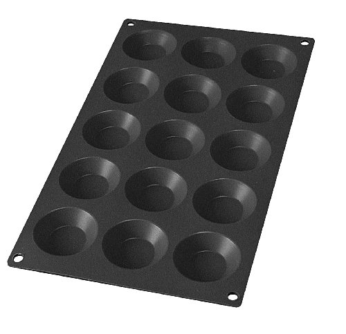 Moule tartelettes 15 cavités noir gourmet