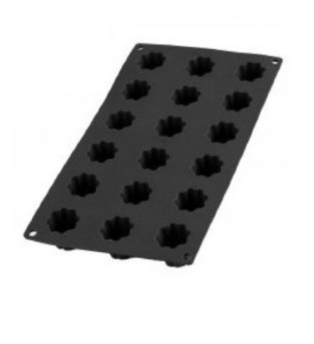 Moule mini cannelés bordelais 18 cavités noir g...