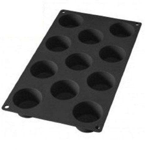 Moule mini muffins 11 cavités noir gourmet