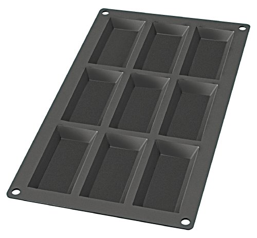 Moule financiers 9 cavités noir gourmet