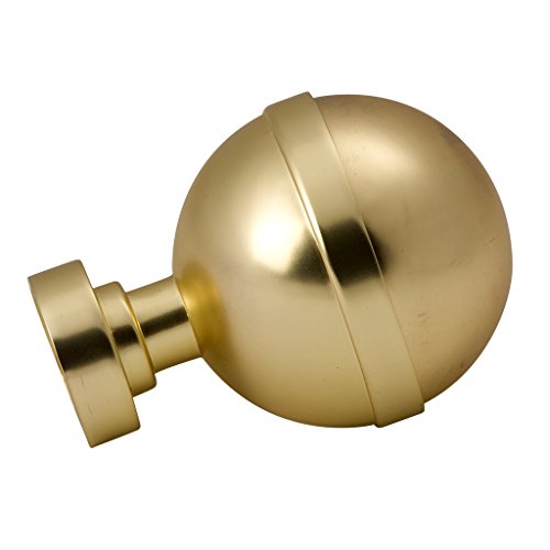 Chyc Embout sphère pour tringle en acier D28 (la paire) - Doré Mat 8420938071187 (8420938071187)