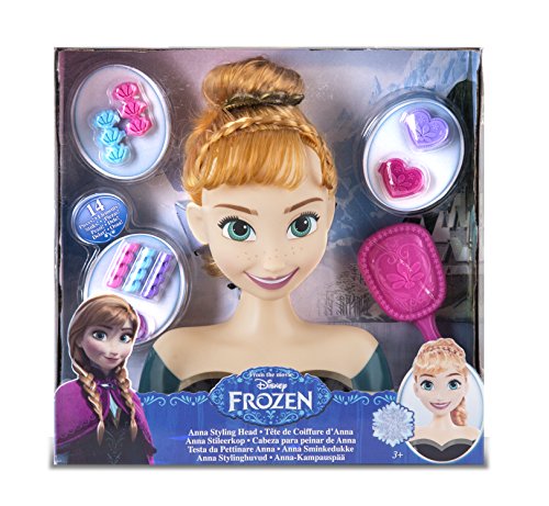 Frozen - 16637 - tête à coiffer - anna - la reine des neiges code EAN 8421134016637 