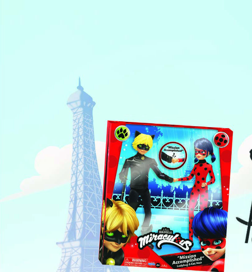 POUPÉES LADYBUG ET CHAT NOIR