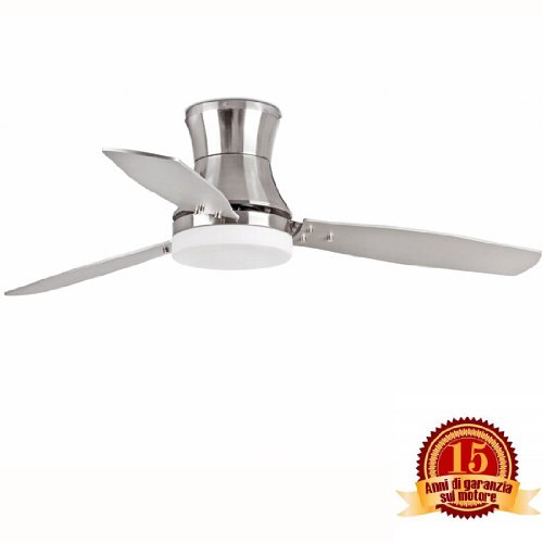 Faro Tonsay Ø132Cm Nickel Mat 3 Pales 2L E27 15W