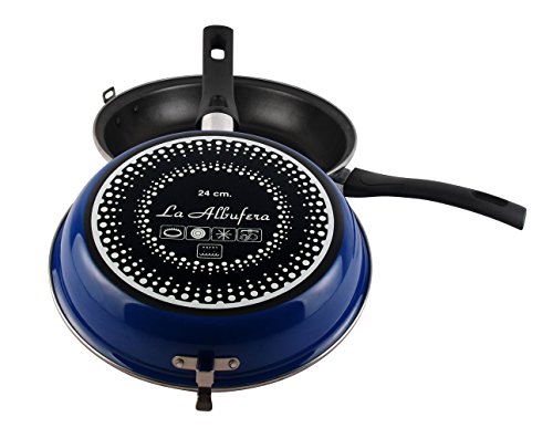 LA Athènes poêle poêle double pour tortilla, 24 cm bleu 8421982110785 (8421982110785)