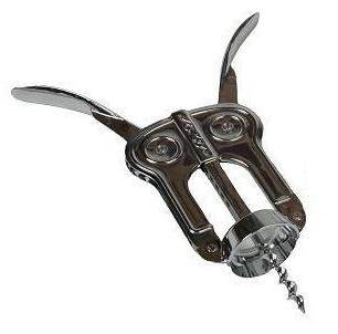 Tire-bouchon à double levier chromé - /liège av...