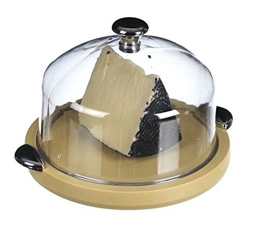 Cloche à fromage ronde grand - Couleur Pin - Di...