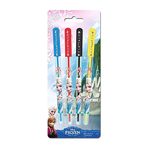 Blister 4 Stylos à Gel + Paillettes LA REINE DE...
