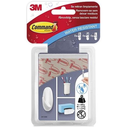 3 M Command Tailles Assorties Lames W17200 Resi...