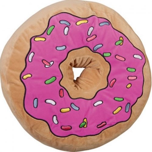 Coussin Donut Tissu Simpsons