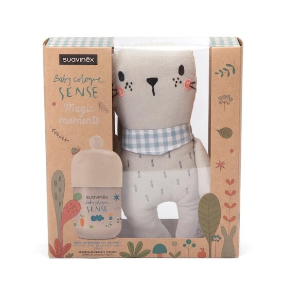  Suavinex Coffret baby cologne avec peluche Lapin Beige  code EAN 8426420082631 