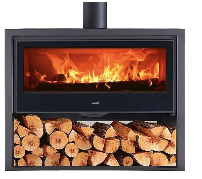 PANADERO Poêle à bois Allegro EcoDesign - Gris anthracite code EAN 8426964180206 