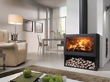 Poêle à bois AVE - Gris anthracite - 7,2kW