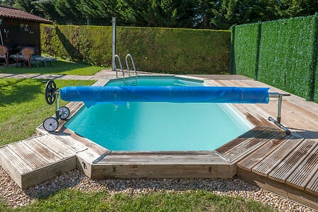 GRE Enrouleur bâche piscine - 5,5m