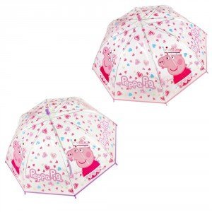 PEPPA PIG parapluie Transparent (rose / violet)