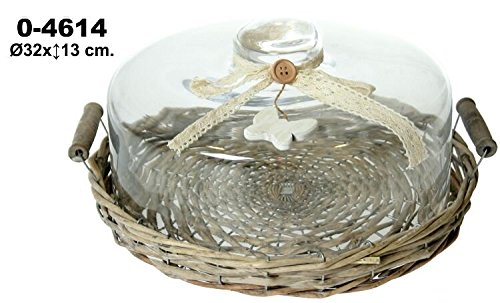 Supernova Hogar-Cloche de verre avec base en mé...