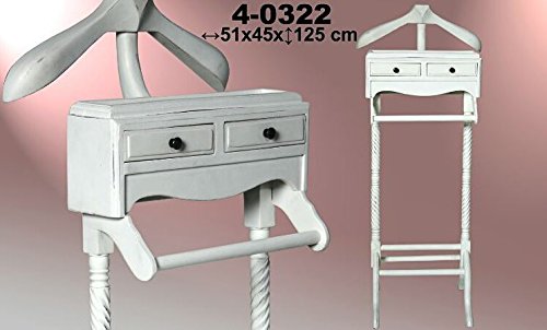 Galan bois teck blanc decape_51 x 45 x 125 cm