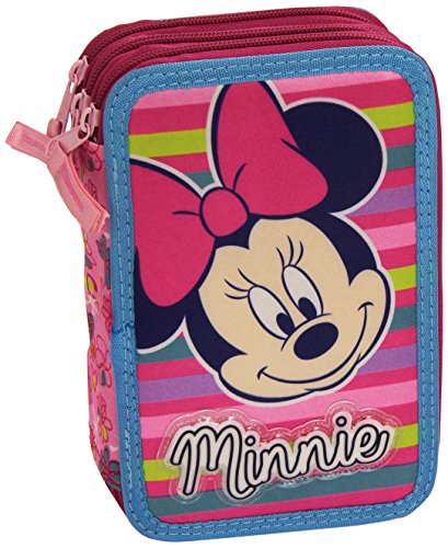 CERDÃ� Disney Minnie Mouse Triple étui à crayons 3D Print 43 pièces 8427934761937 (8427934761937)