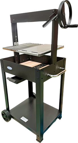 BARBECUE CHARBON DE BOIS SUR ROULETTE