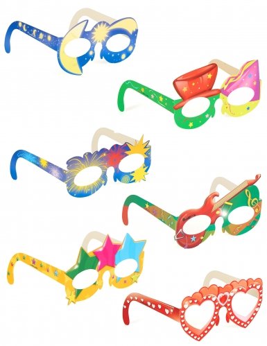 6 Lunettes fêtes