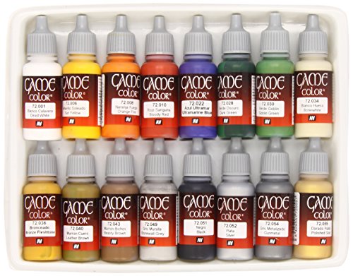 Game color set introduction de peinture acryliq...