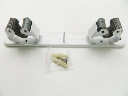 Support mural 2 porte-balai torchons cuisine ra...