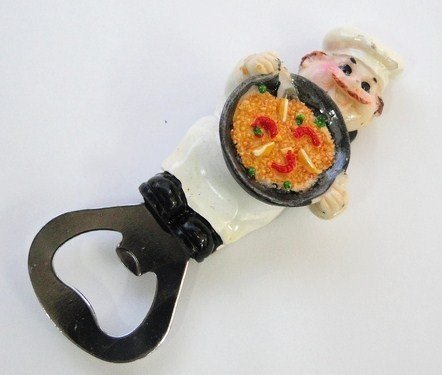 Lot de 2 magnet decapsuleur Paella Espagne Espana