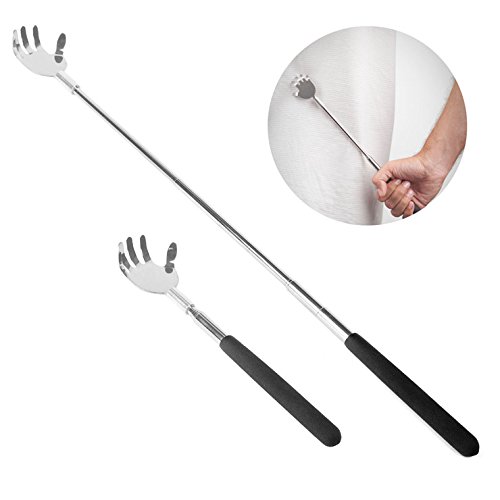 - gratte-dos handy télescopique inox