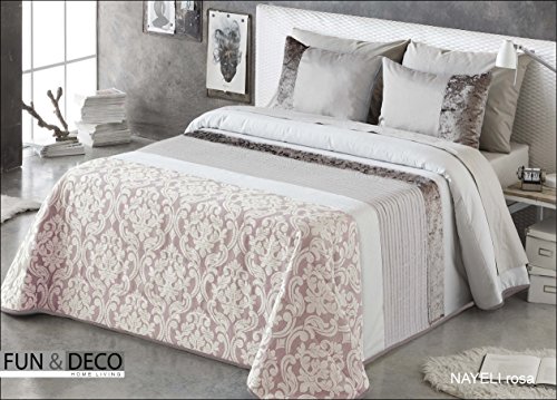 Decofun Couvre-Lit Bouti NAYELI Fundeco-Sedalinne Cama de 180 rose 8432270161181 (8432270161181)