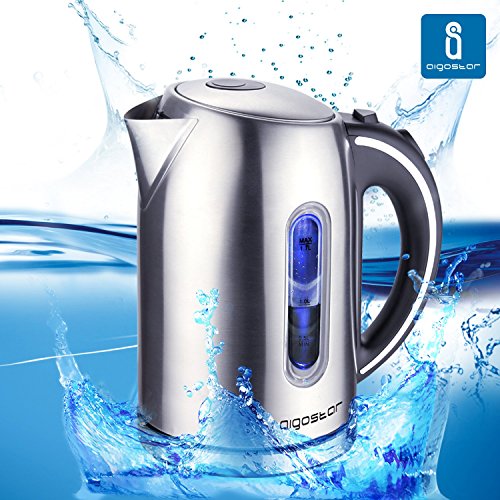 Bouilloire électrique en acier inoxydable avec ...