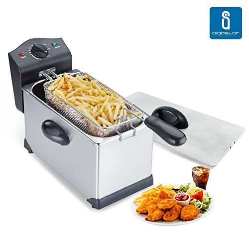 Agni df034 friteuse semi-professionnelle en aci...