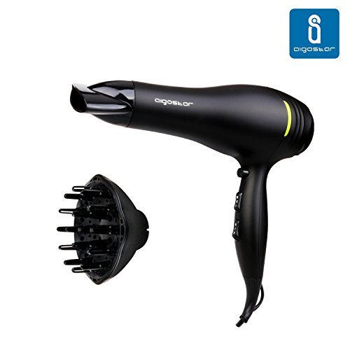 Hannah 32gpj sèche-cheveux professionnel noir m...