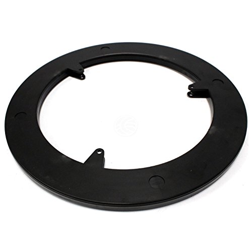 - plateau tournant manuel d450mm h15mm noir et ...