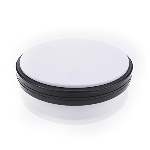 - plateau tournant electrique d15cm h5cm blanc