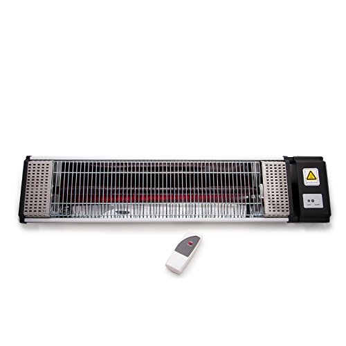 AIREL Chauffage Extérieur Électrique Mural 1500W - Thermostat Técommandé-IDEAL POUR terrasses, bars et porches. code EAN 8433769090074 