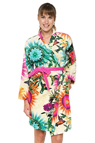 Desigual Art2792 botanical dream peignoir coton multicolore m code EAN 8434101461187 