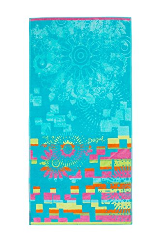 61wl0a9 jacquard mojito serviette de bain coton...