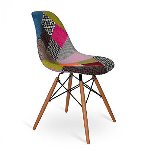 Chaise Eames DSW style - Patchwork - 48 cm x 55...