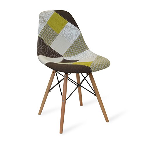 Chaise Eames DSW style Patchwork Ground - Inspi...
